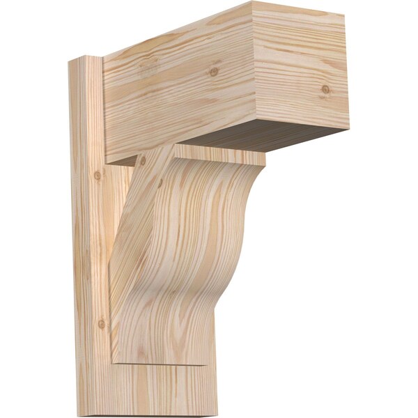 Ekena Millwork Funston Block Smooth Outlooker, Douglas Fir, 7 1/2"W x 14"D x 18"H OUT08X14X18FST05SDF - main